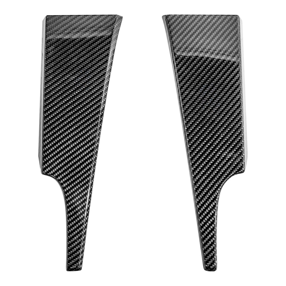 Ford Mustang S550 Factory Style Dry Carbon Fiber Dashboard Lower Trim Cover Pair 2015-2023