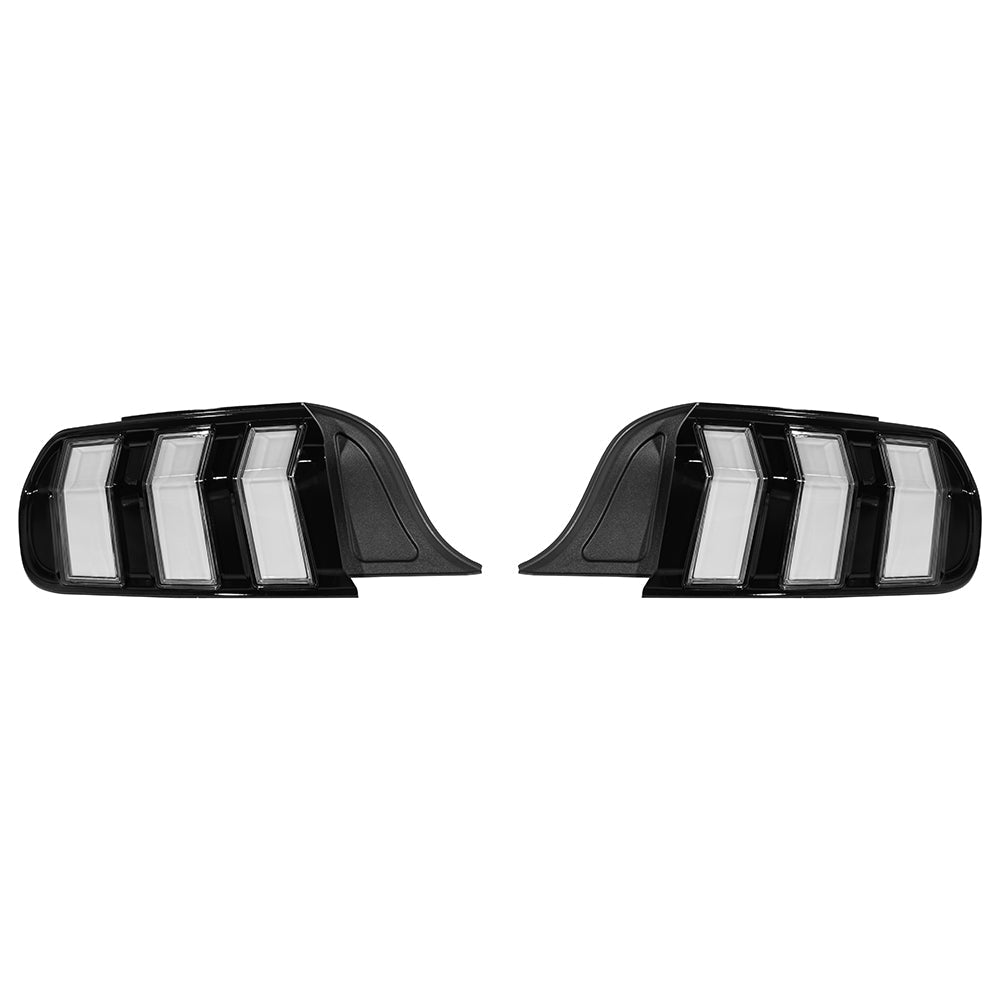 Mustang S550 EURO RGB Sequential LED XB Clear Rear Taillights 2015-2023