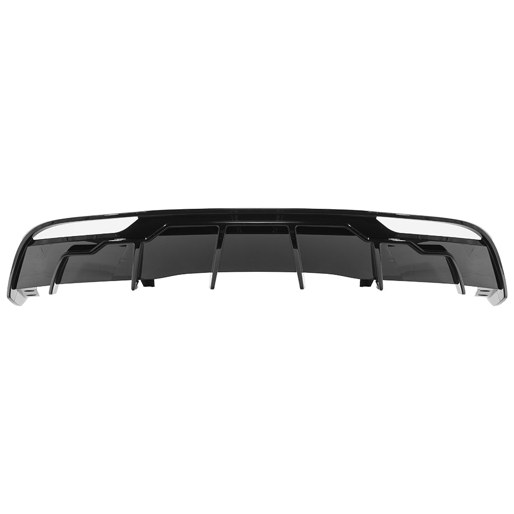 Tesla Model 3 Highland Track Style Gloss Black Rear Bumper Diffuser Lip 2024-Up