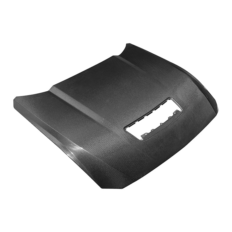 Ford Mustang S650 Factory Style Carbon Fiber Front Bumper Hood Cover 2024-Up