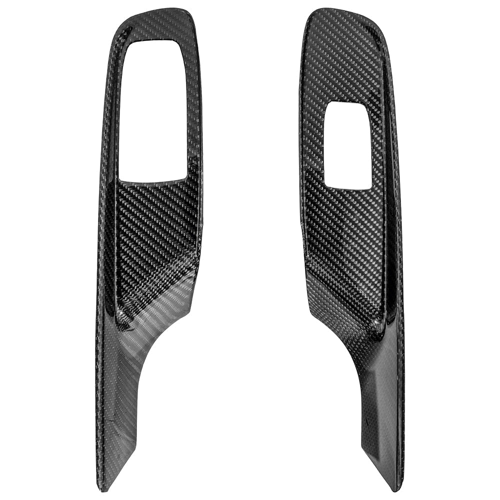 Chevrolet Corvette C8 Dry Carbon Fiber Side Window Switch Control Panel Cover 2020-Up