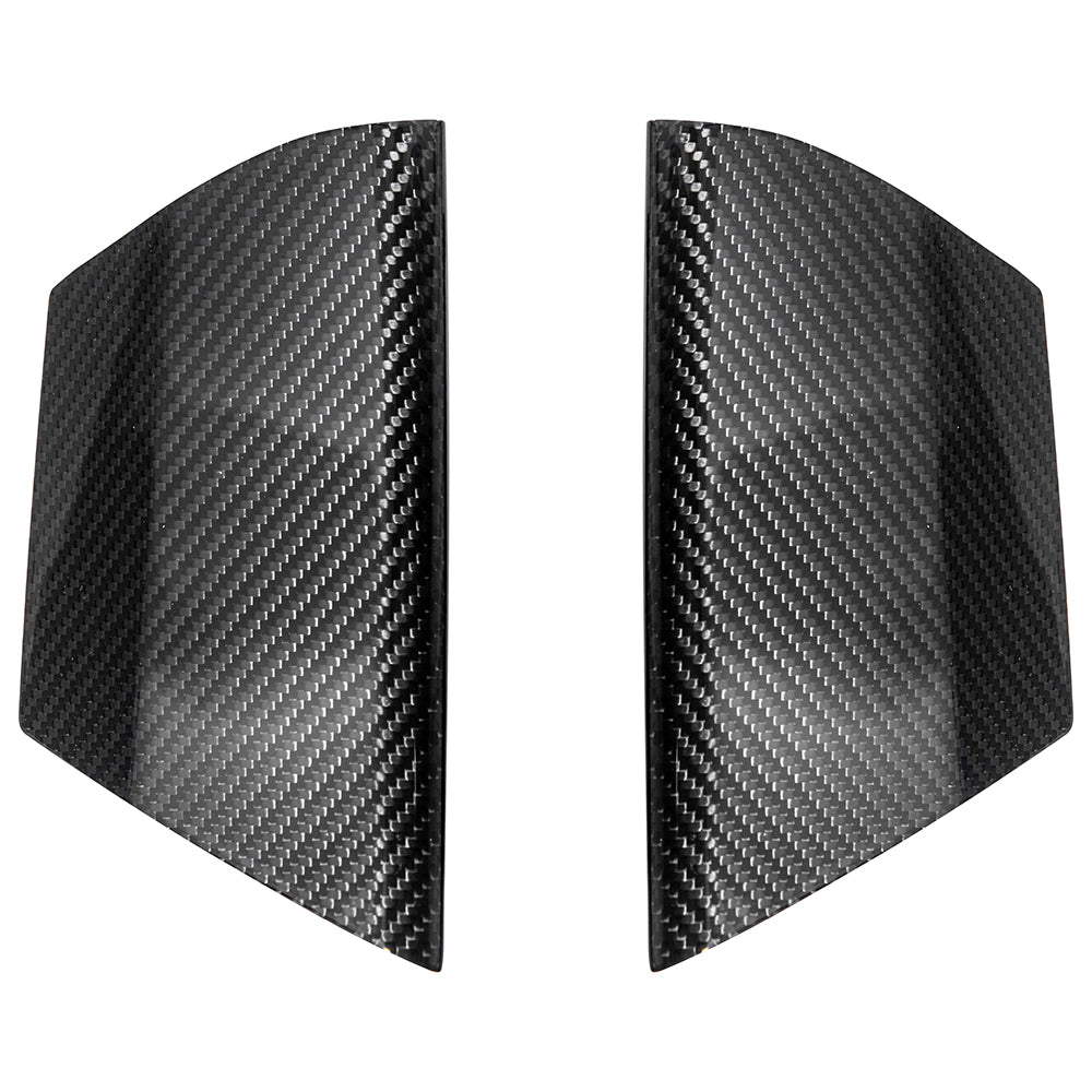 Ford Mustang S550 GT350 Style Dry Carbon Fiber Front Upper Grille Inserts 2015-2020