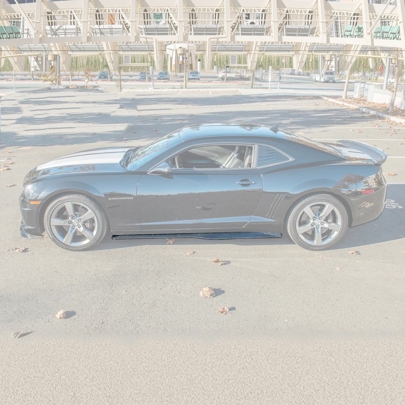 Chevrolet Camaro 5th Gen ZL1 Style Gloss Black Carbon Fiber Side Skirts 2010-2015