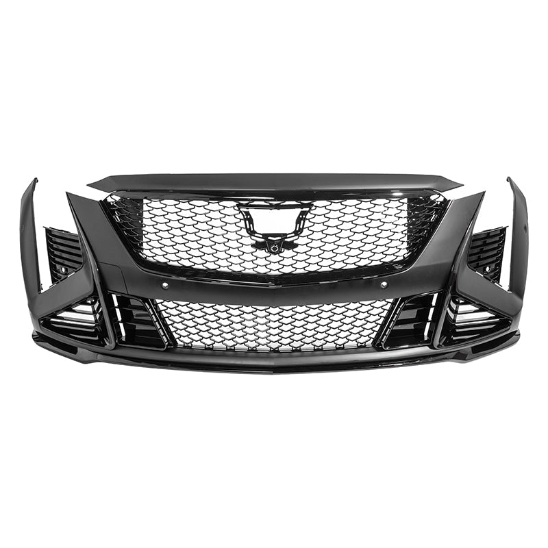Cadillac CT5 CT5-V Blackwing Style Primed Black Front Bumper Conversion Kit 2025-Up