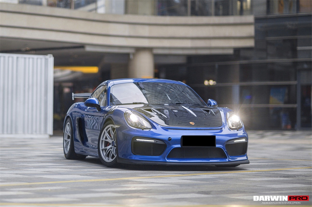 2012 - 2024 Porsche 718 & 981 Cayman & Boxster GT2RS Style Carbon Fiber Hood