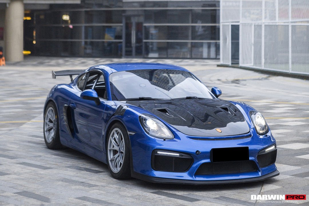 2012 - 2024 Porsche 718 & 981 Cayman & Boxster GT2RS Style Carbon Fiber Hood