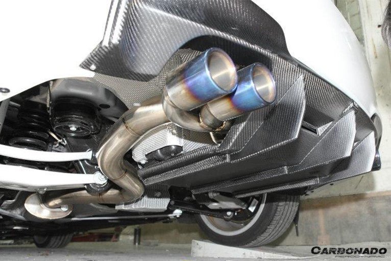 2008-2013 BMW 1M RZ Style Carbon FIber Rear Lip & Diffuser Undertray