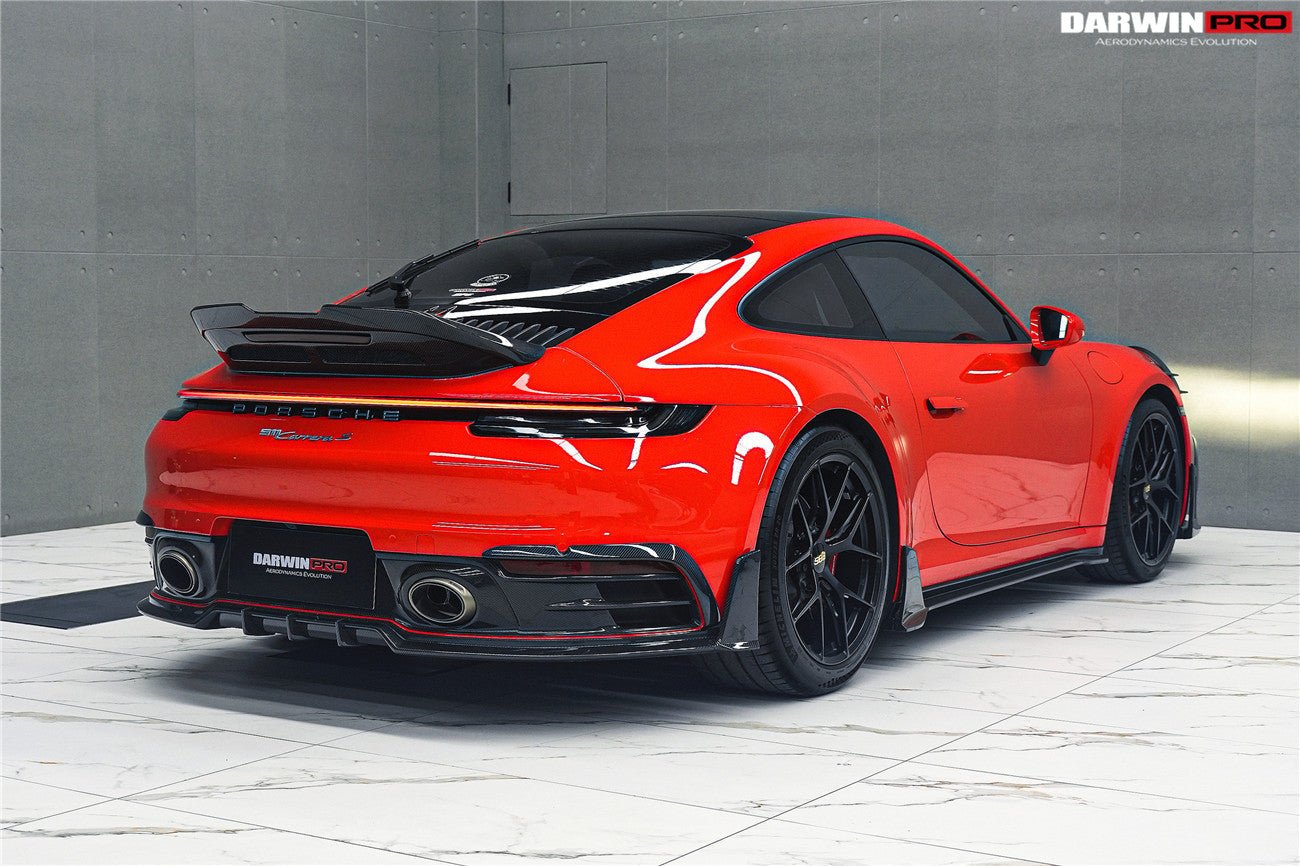 2019 - 2024 Porsche 911 992 Carrera & Targa & 4 & 4S & Targa & Cabriolet BKSSII Style Rear Lip