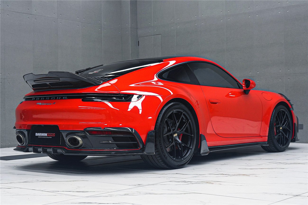 2019 - 2024 Porsche 911 992 Carrera & Targa & 4 & 4S & Targa & Cabriolet BKSSII Style Rear Lip