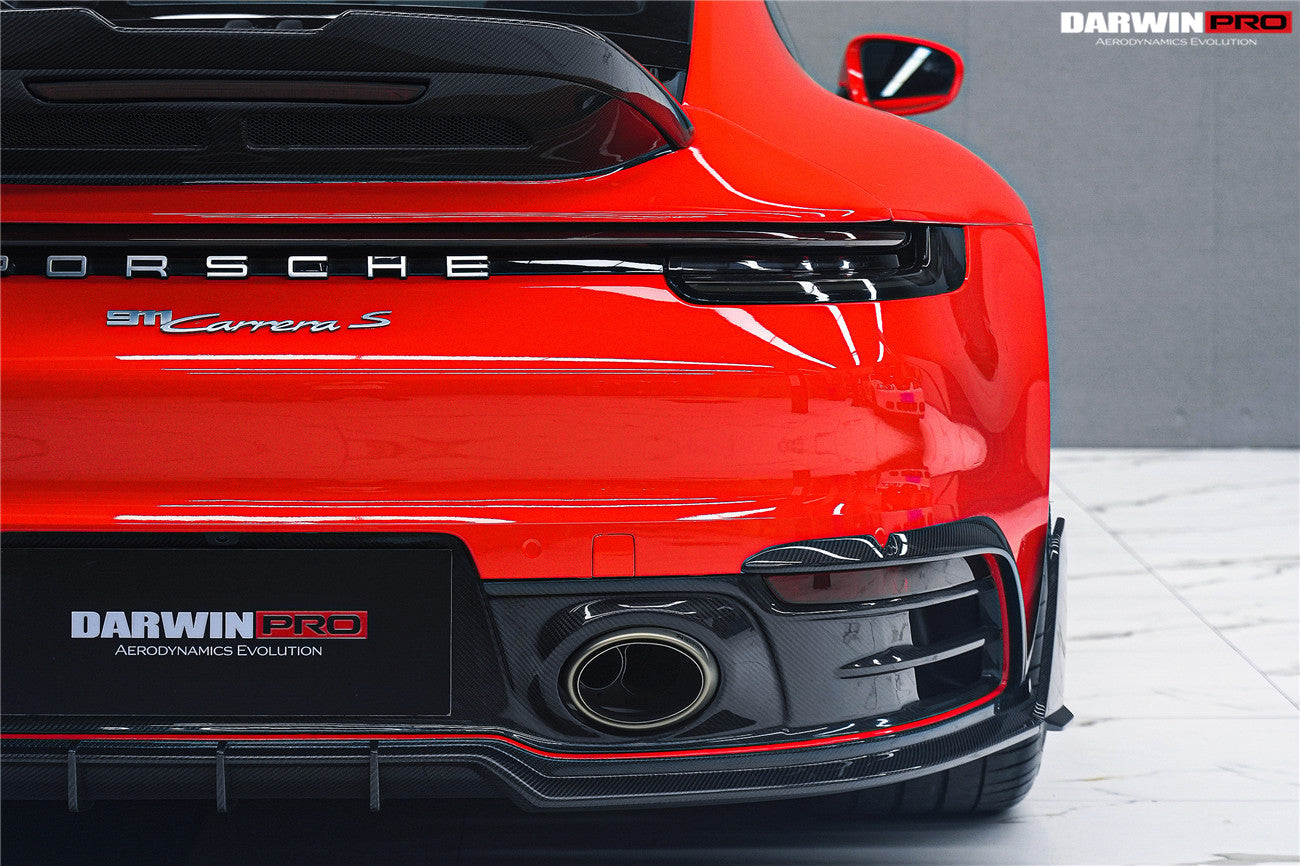 2019 - 2024 Porsche 911 992 Carrera & 4 & 4S & Targa & Cabriolet BKSSII Style Rear Bumper Vent Trims