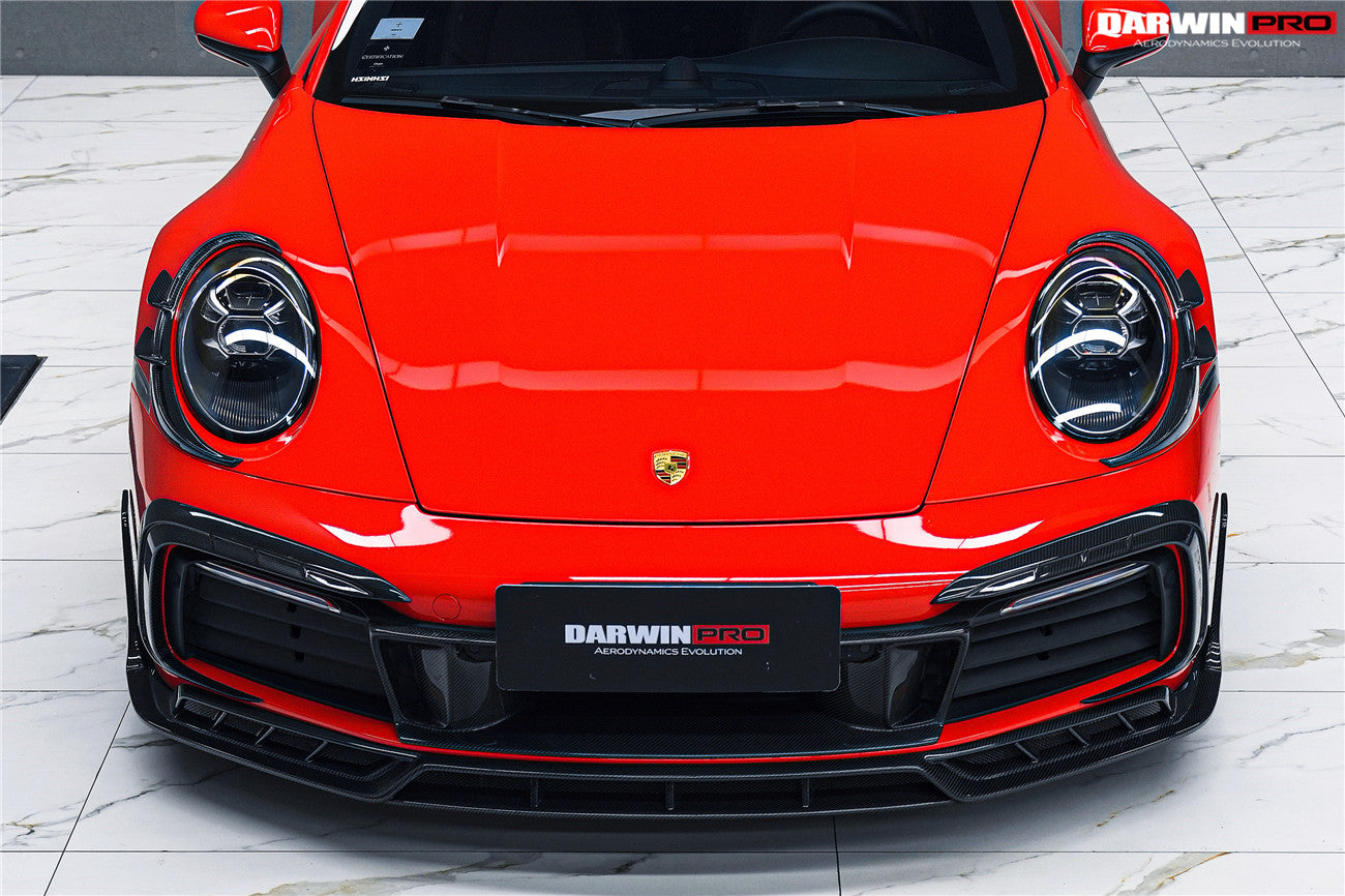2019 - 2024 Porsche 911 992 Carrera & S & 4 & 4S & Targa & Cabriolet BKSSII Style Front Bumper Lip Splitter