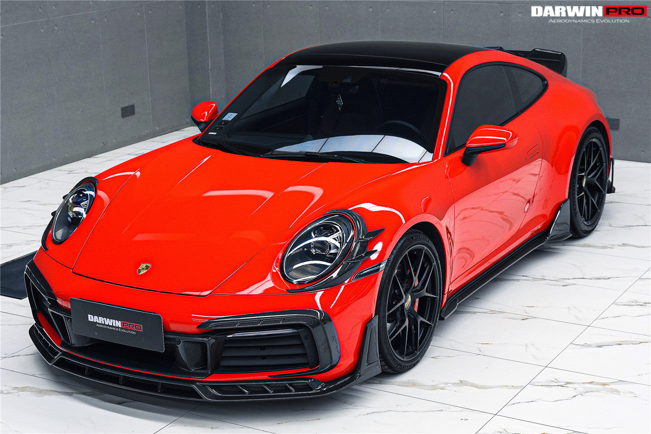 2019 - 2024 Porsche 911 992 Carrera & S & 4 & 4S & Targa & Cabriolet BKSSII Style Headlight Eyelid Eyebrow Cover