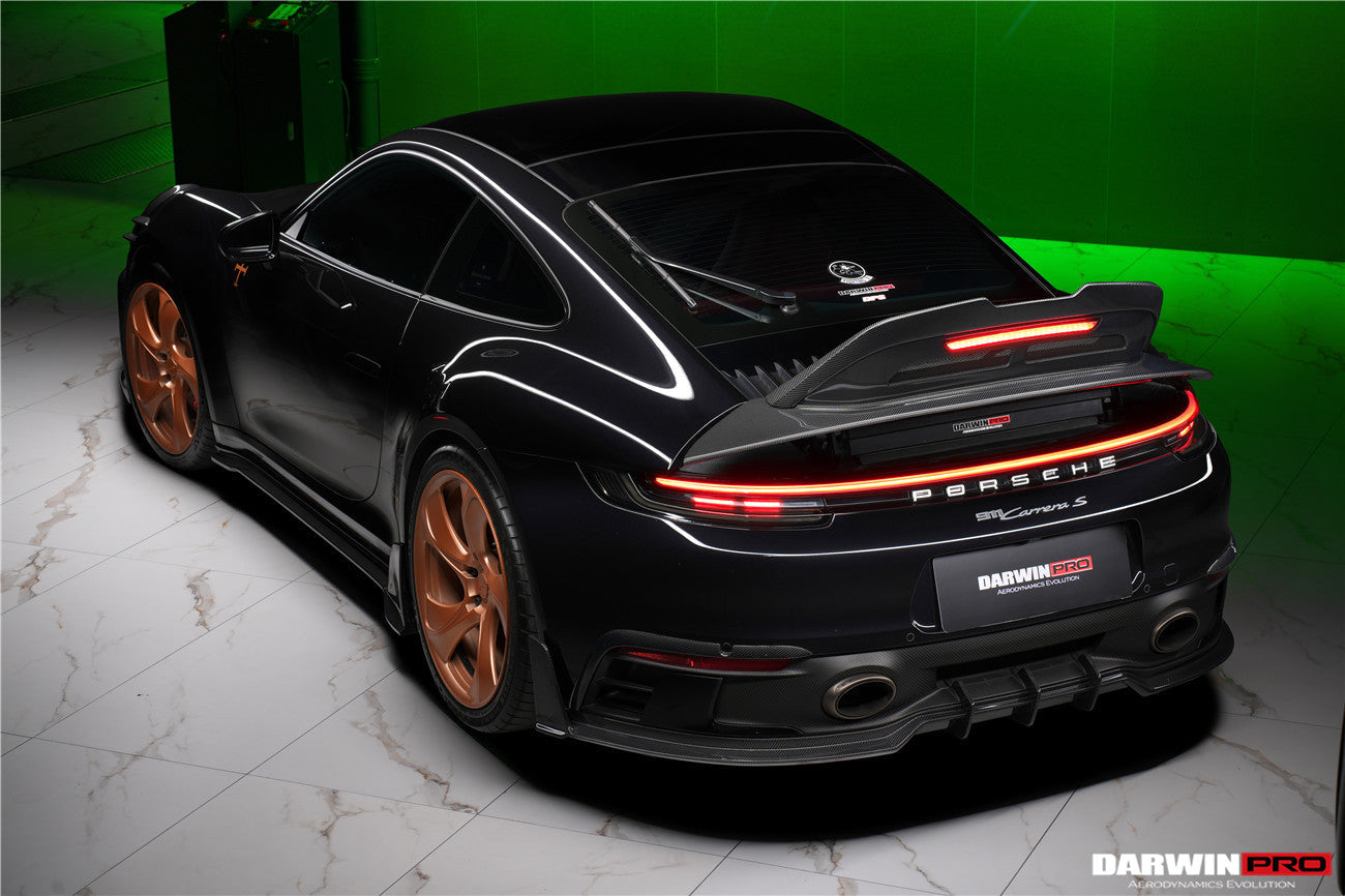 2019 - 2024 Porsche 911 992 Carrera & 4 & 4S & Targa & Cabriolet SD-Sport Design Model BKSSII Style Rear Lip