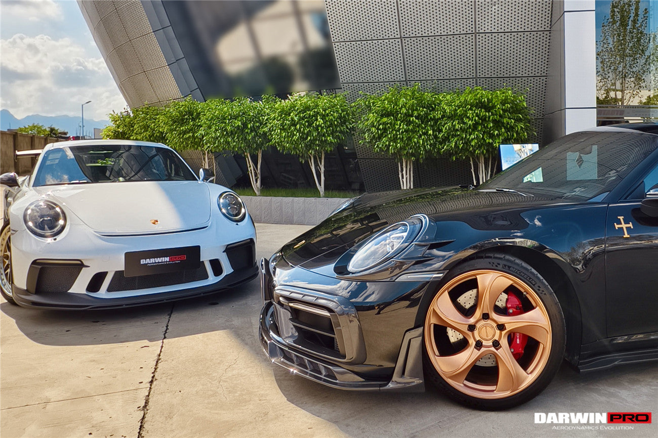 2019 - 2024 Porsche 911 992 Carrera & 4 & 4S & Targa & Cabriolet SD-Sport Design Model BKSSII Style Front Bumper Vent Trims
