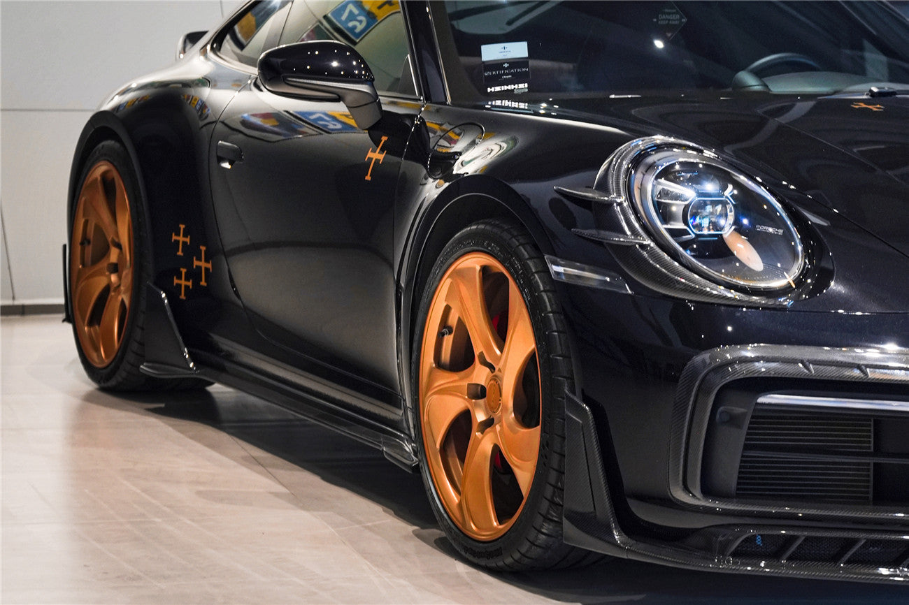 2019 - 2024 Porsche 911 992 Carrera & S & 4 & 4S & Targa & Cabriolet BKSSII Style Headlight Eyelid Eyebrow Cover