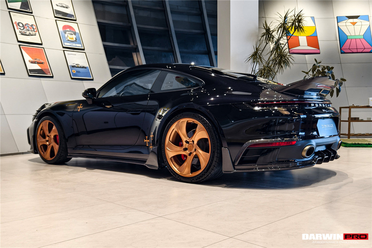 2019 - 2024 Porsche 911 992 Carrera & 4 & 4S & Targa & Cabriolet SD-Sport Design Model BKSSII Style Rear Lip