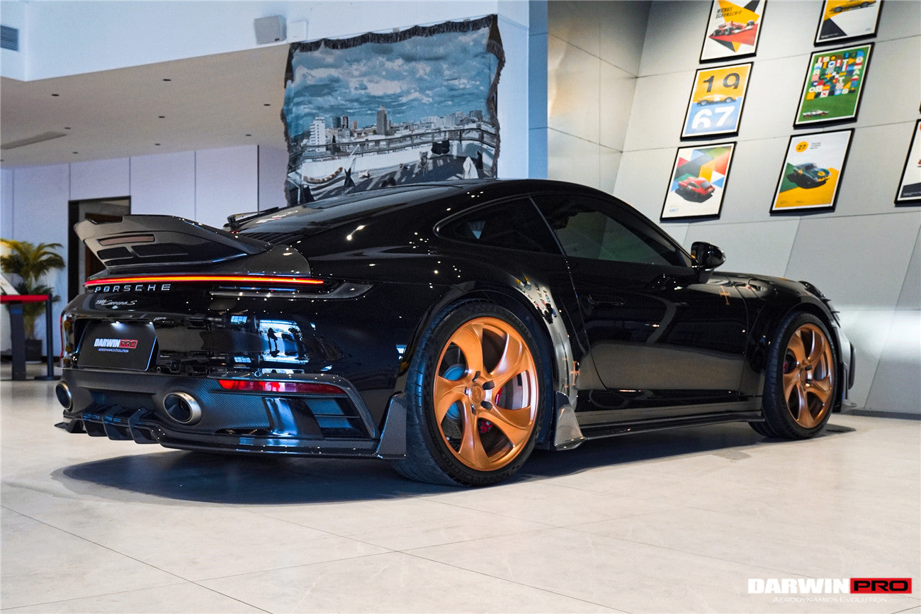 2019 - 2024 Porsche 911 992 Carrera & 4 & 4S & Targa & Cabriolet SD-Sport Design Model BKSSII Style Rear Lip