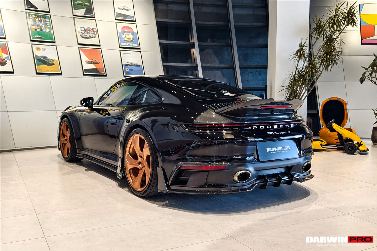 2019 - 2024 Porsche 911 992 Carrera & 4 & 4S & Targa & Cabriolet SD-Sport Design Model BKSSII Style Rear Bumper Vent Trims