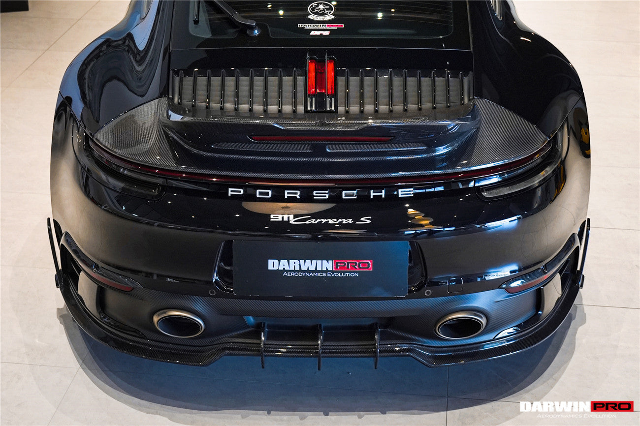 2019 - 2024 Porsche 911 992 Carrera & 4 & 4S & Targa & Cabriolet SD-Sport Design Model BKSSII Style Rear Lip