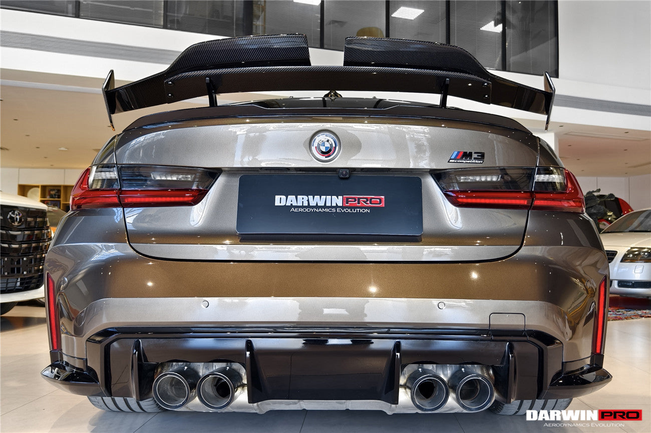 2021 - 2025 BMW M3 G80 G20 / M4 G82 G22 Carbon Fiber Trunk Wing with Wing Legs