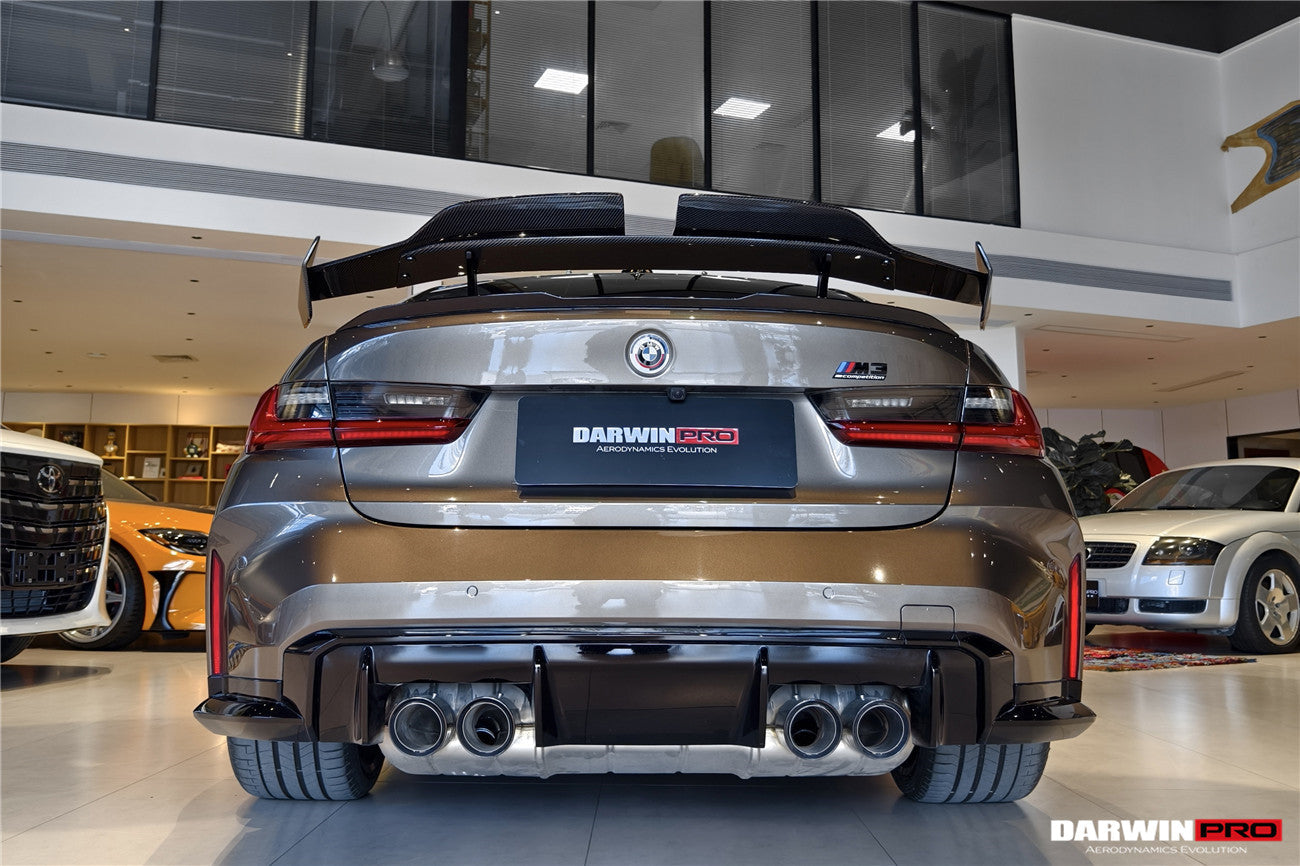 2021 - 2025 BMW M3 G80 G20 / M4 G82 G22 Carbon Fiber Trunk Wing with Wing Legs