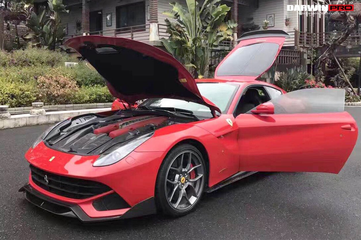 2012 - 2017 Ferrari F12 Berlinetta Dry Carbon Fiber Engine Cover