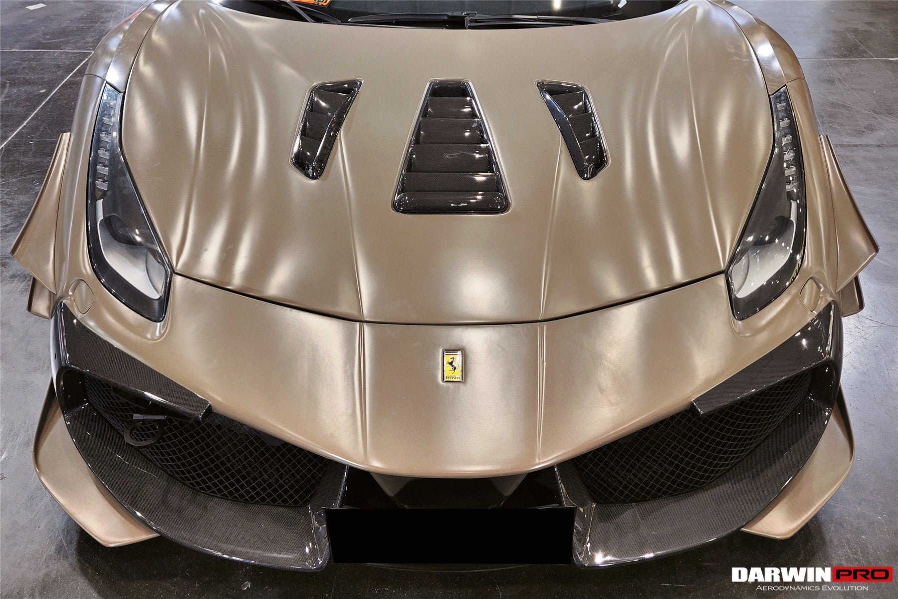 2015 - 2020 Ferrari 488 GTB & Spyder Challenge Evo Modena Style Hood