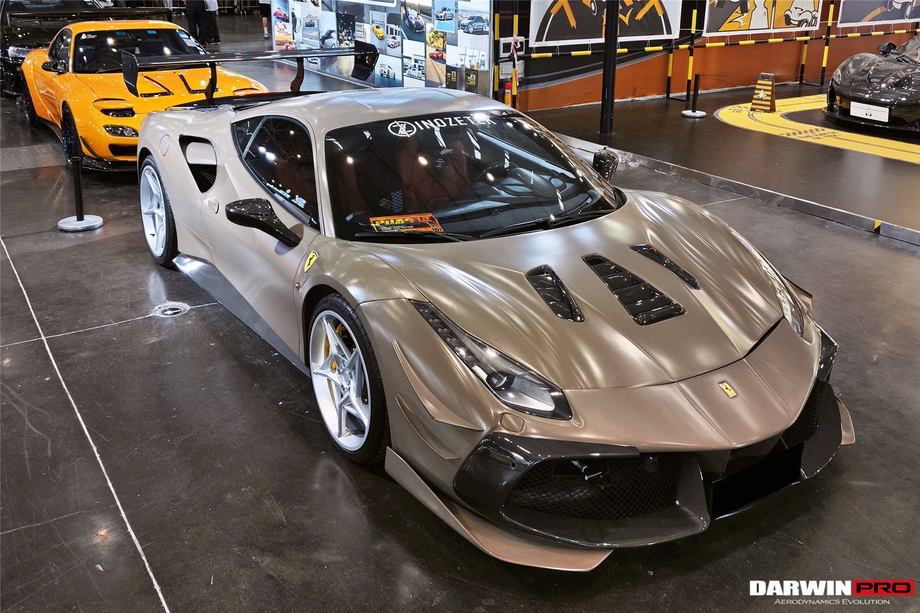 2015 - 2020 Ferrari 488 GTB & Spyder Challenge Evo Modena Style Hood