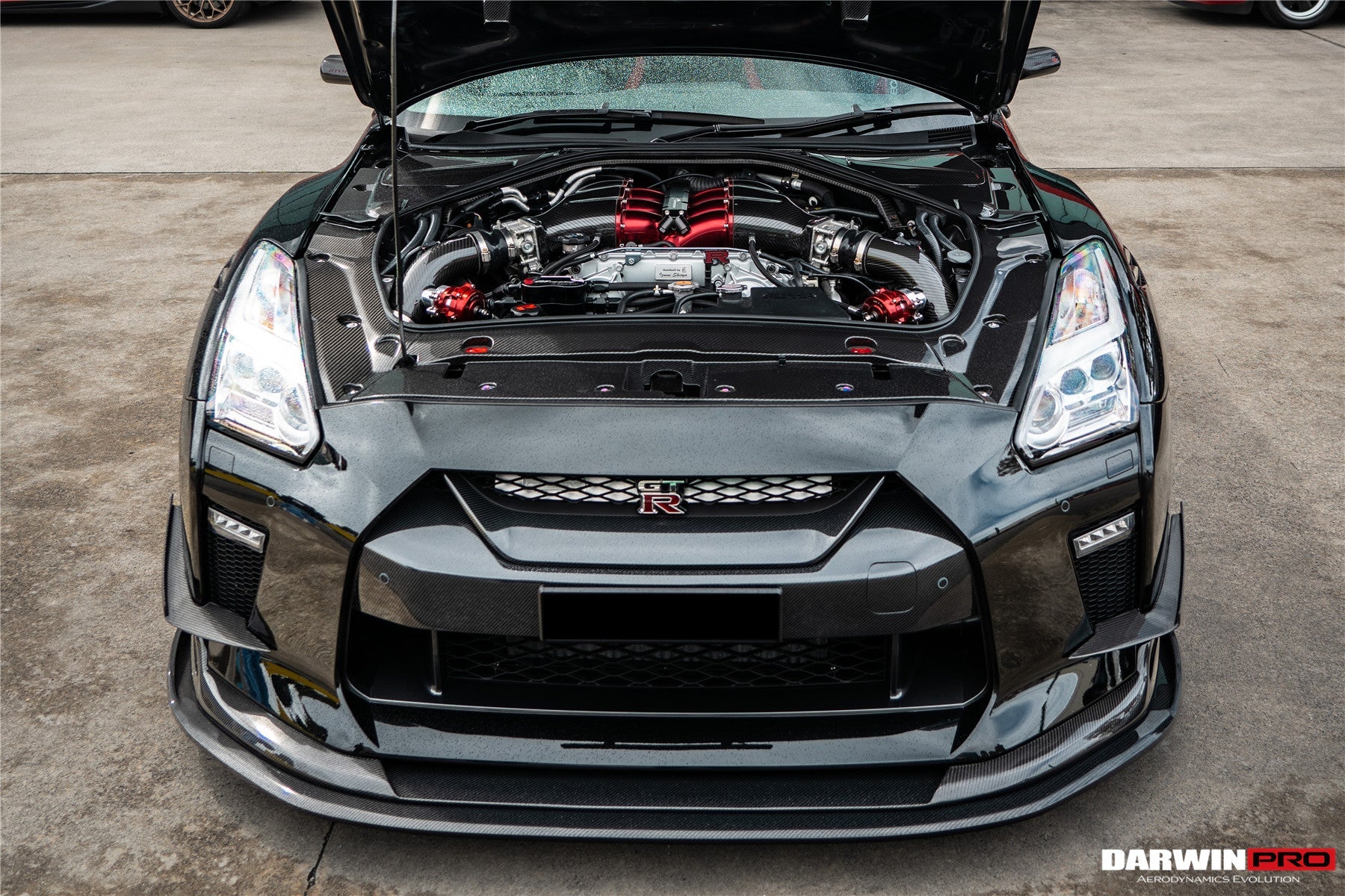 2017 - 2022 Nissan GTR R35 EBA BKSS Style Carbon Fiber Front Canards