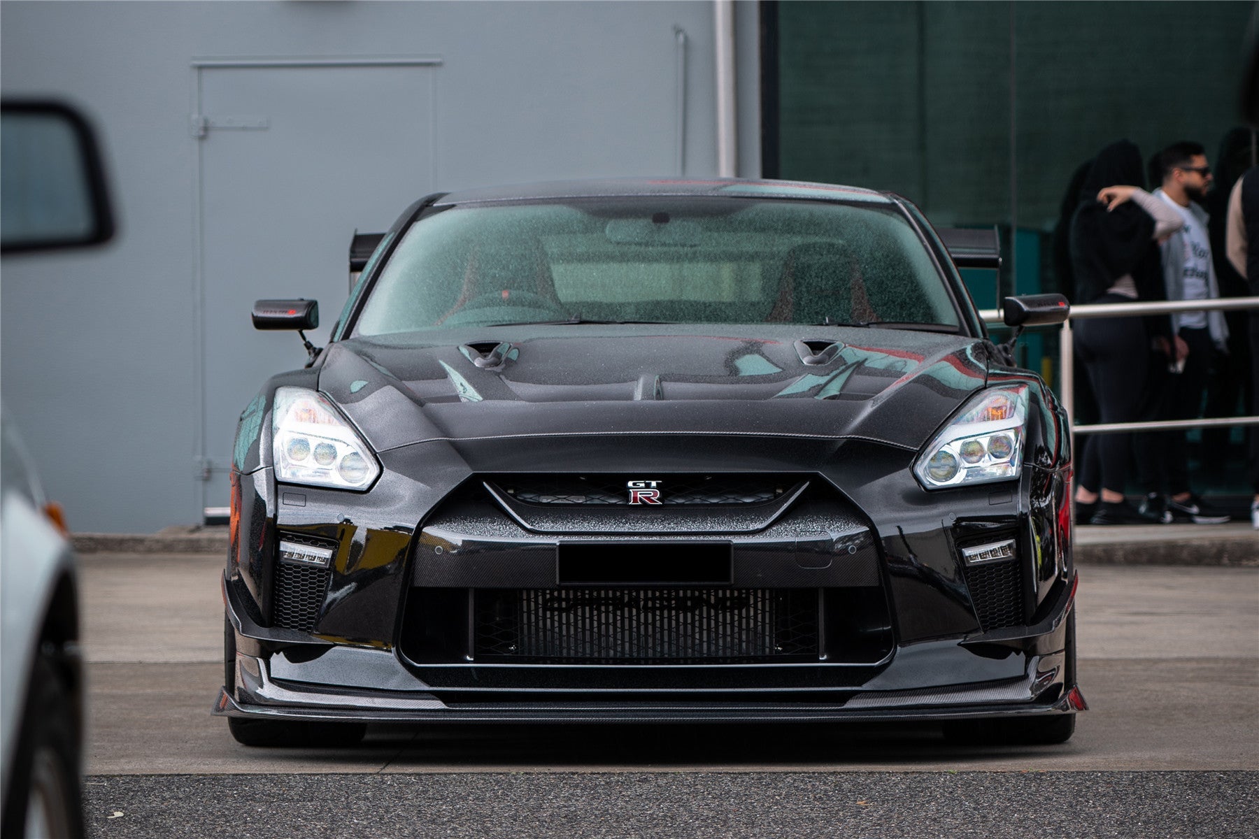 Nissan GTR R35 EBA BKSS Style Carbon Fiber Front Lip 2017-2023