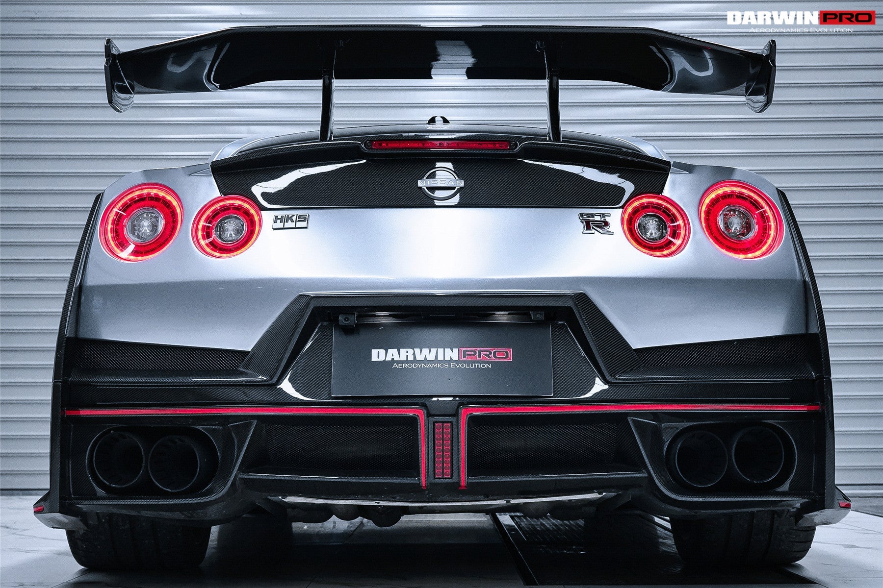 2008 - 2024 Nissan GTR R35 CBA/DBA/EBA 2024-Nismo Style Part Carbon Fiber Rear Bumper With Black Light