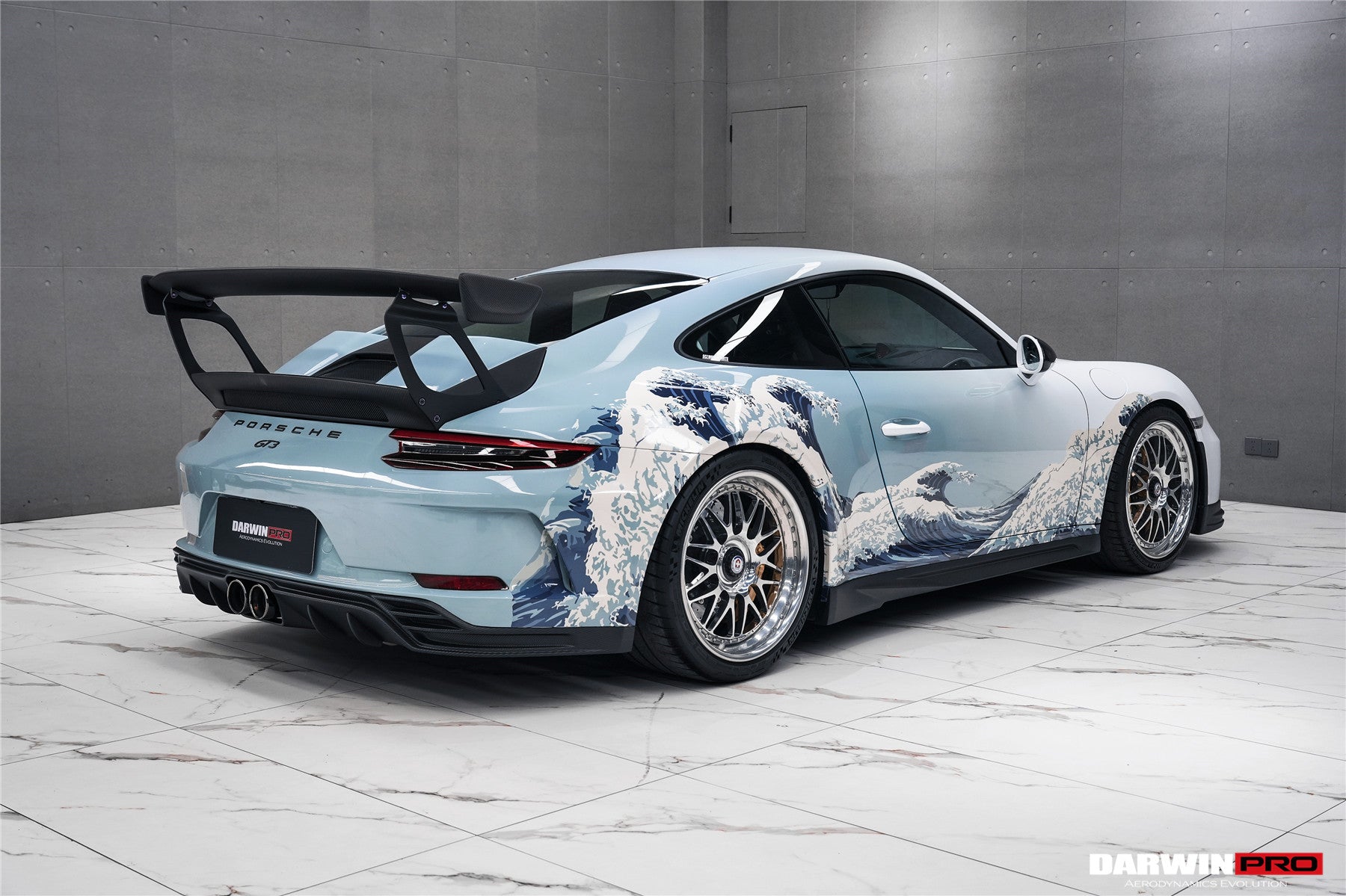 2017 - 2019 Porsche 911 991.2 GT3 Only BKSS Style Carbon Fiber Full Body Soft Kit