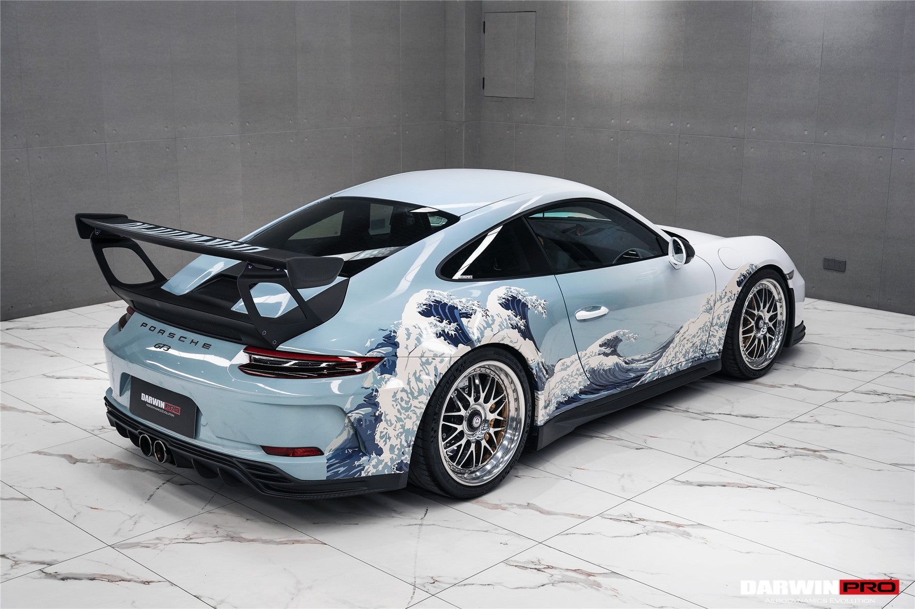 2017 - 2019 Porsche 911 991.2 GT3 Only BKSS Style Carbon Fiber Side Skirts