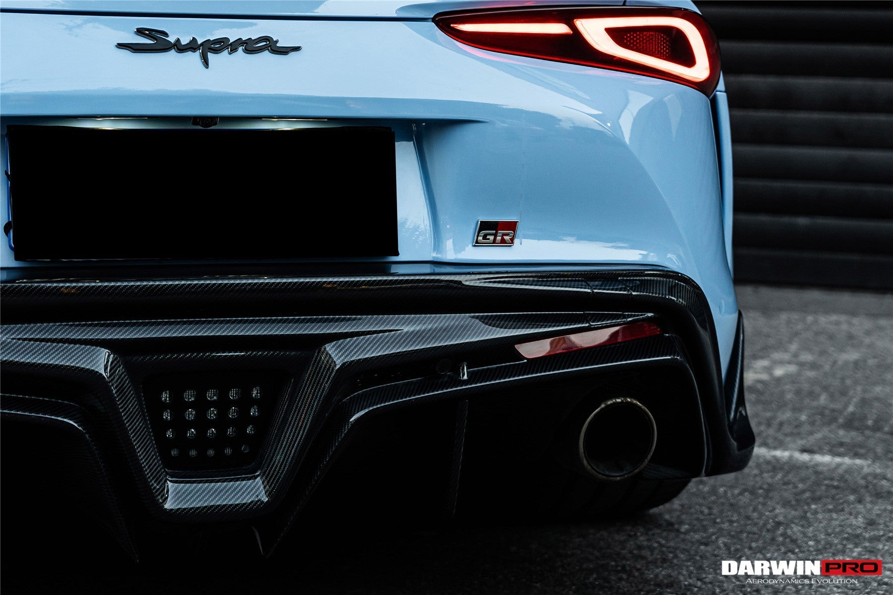 2019 - 2025 Toyota GR Supra (J29 & DB) A90 A91 BKSS Style Carbon Fiber Rear Diffuser Lip