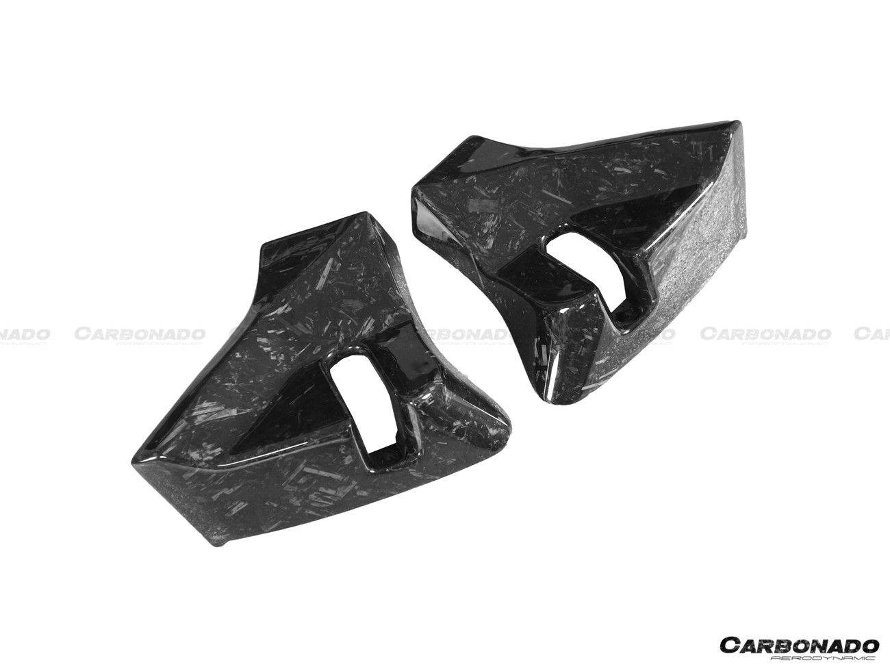 Lamborghini Aventador LB834 LP700 LP720 LP750 OEM Style Carbon Fiber Door Lock Covers 2011-2016