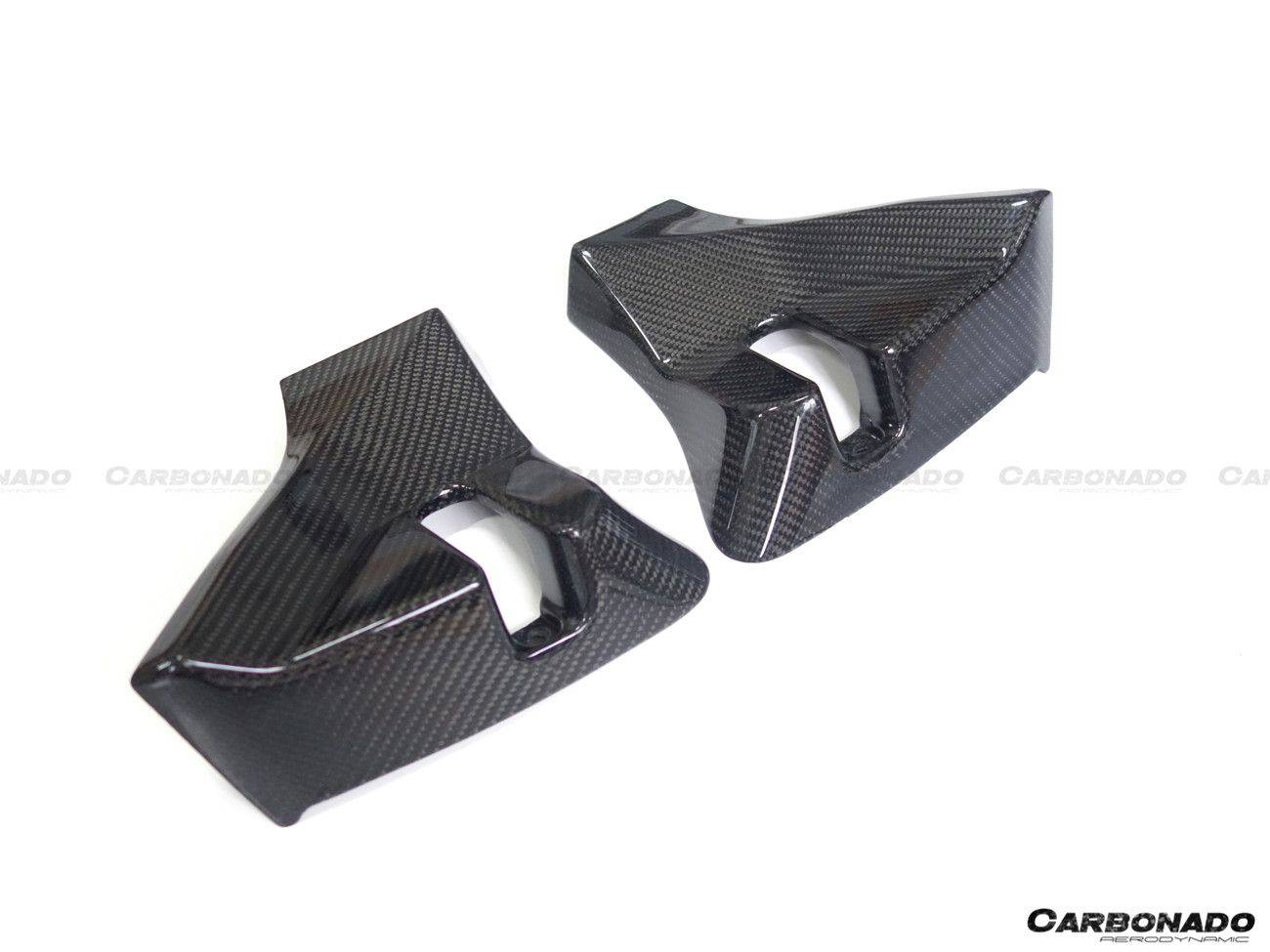 Lamborghini Aventador LB834 LP700 LP720 LP750 OEM Style Carbon Fiber Door Lock Covers 2011-2016