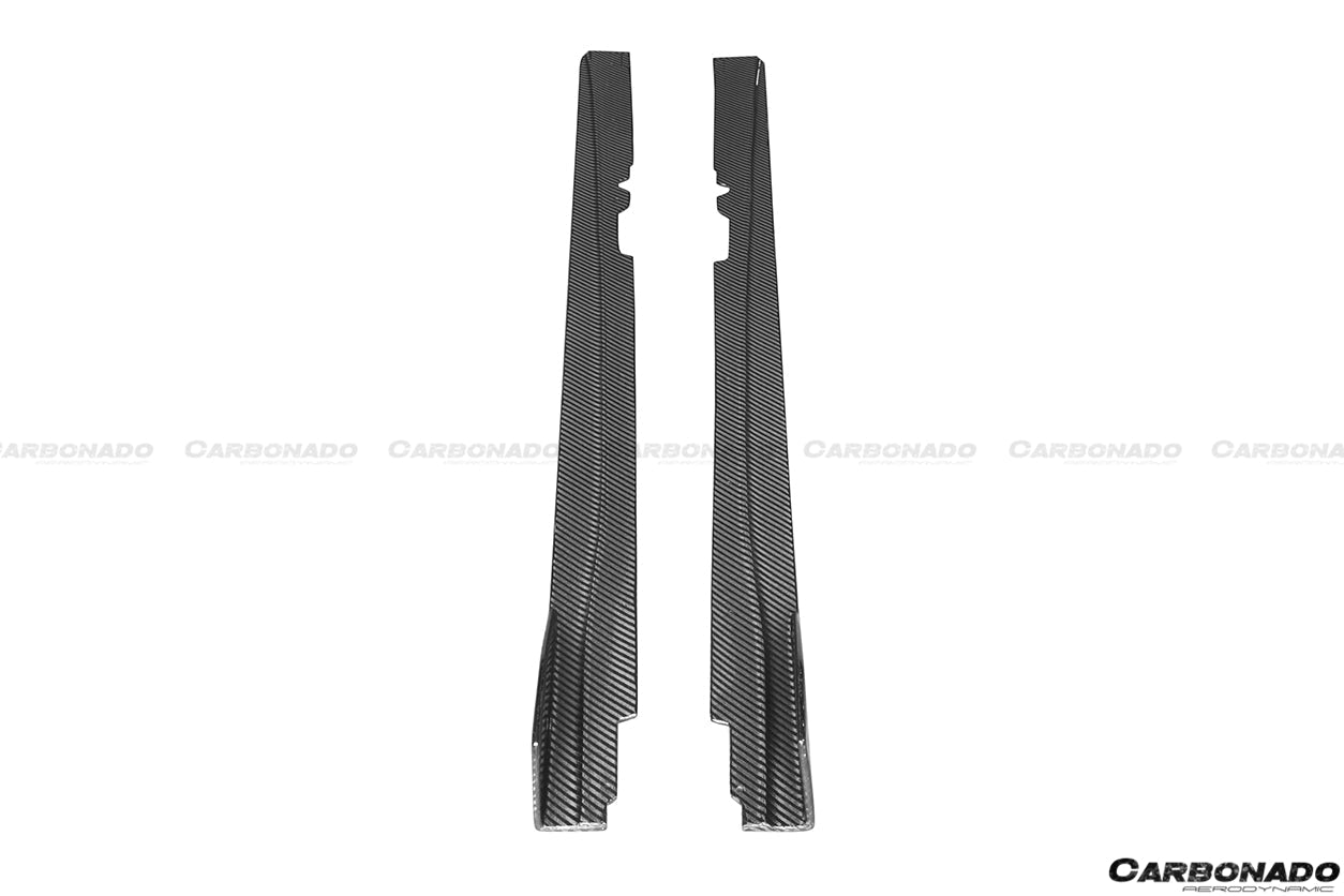 2012 - 2017 Ferrari F12 Berlinetta DC Style Carbon Fiber Side Skirts
