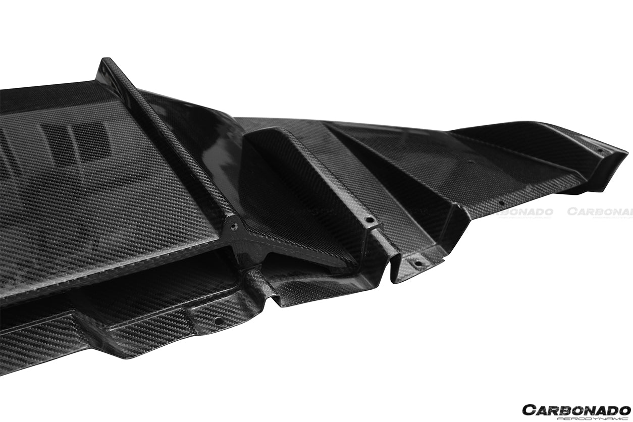 2011 - 2016 Lamborghini Aventador LP700 LP740 Coupe/Roadster DC Style Carbon Fiber Rear Diffuser