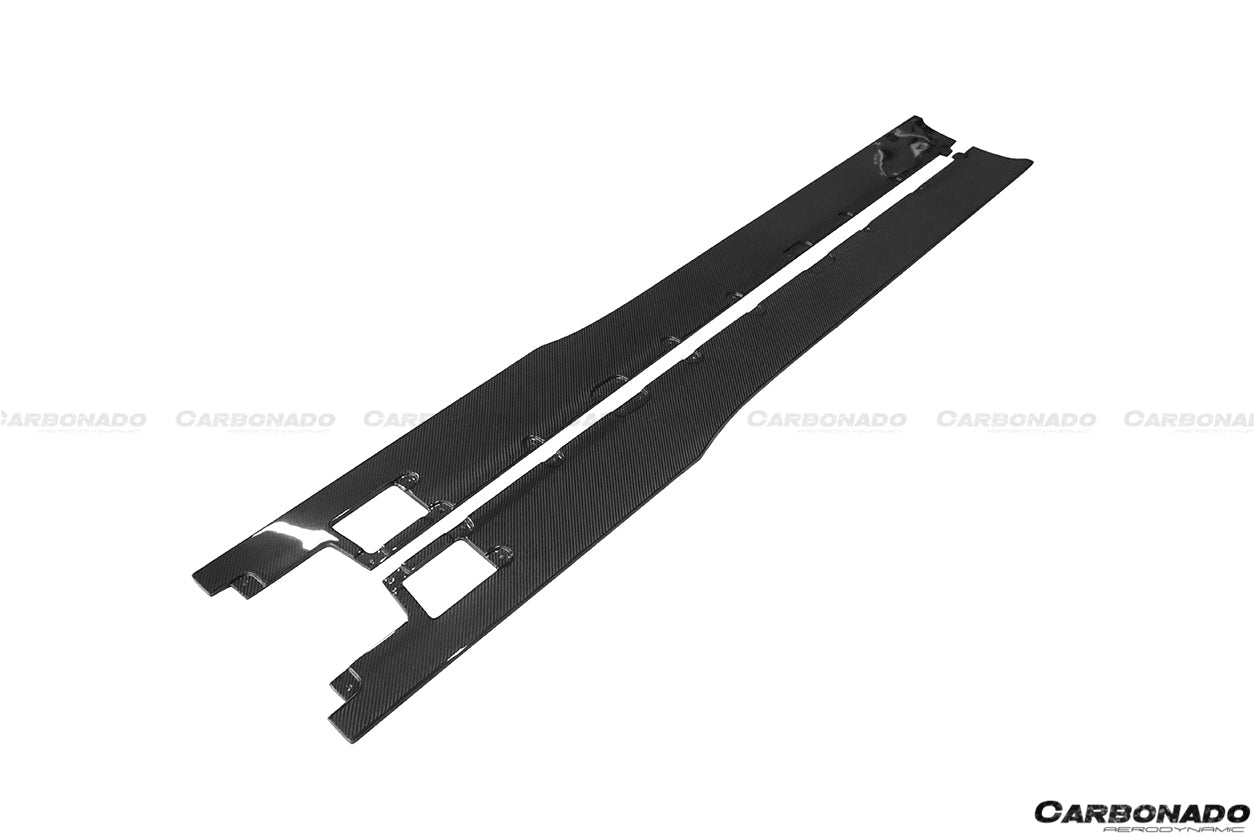 2011-2016 Lamborghini Aventador DC Style Carbon Fiber Side Skirts