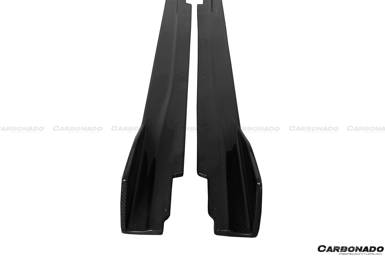 2012 - 2017 Ferrari F12 Berlinetta DC Style Carbon Fiber Side Skirts