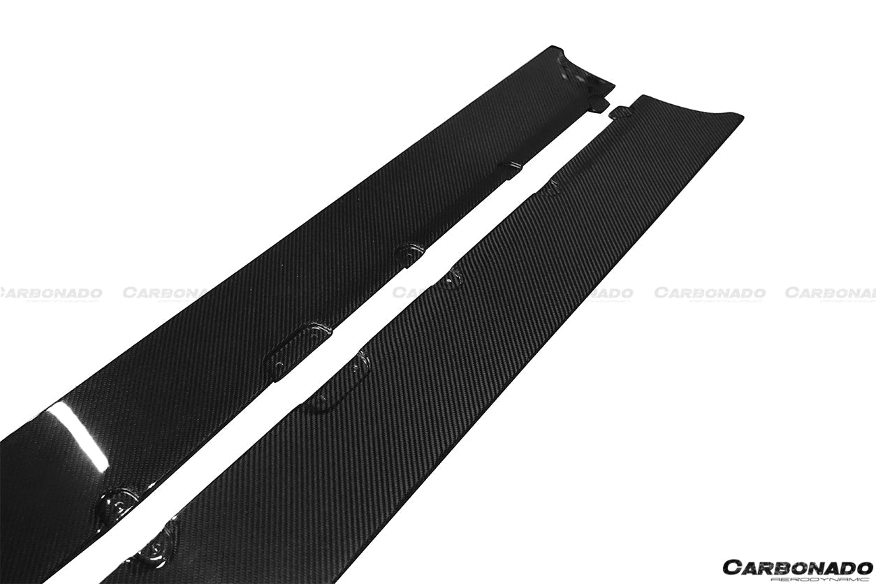 2011-2016 Lamborghini Aventador DC Style Carbon Fiber Side Skirts