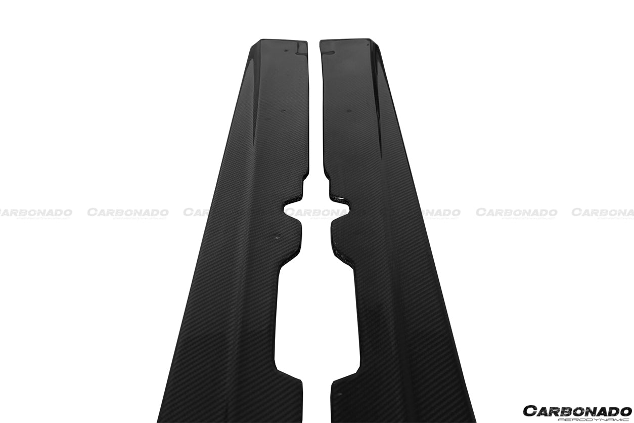 2012 - 2017 Ferrari F12 Berlinetta DC Style Carbon Fiber Side Skirts