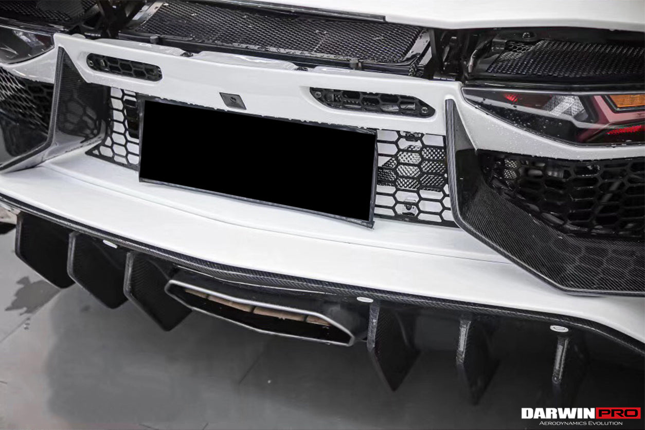 2011 - 2016 Lamborghini Aventador LP700 LP740 Coupe & Roadster SV Style Rear Bumper