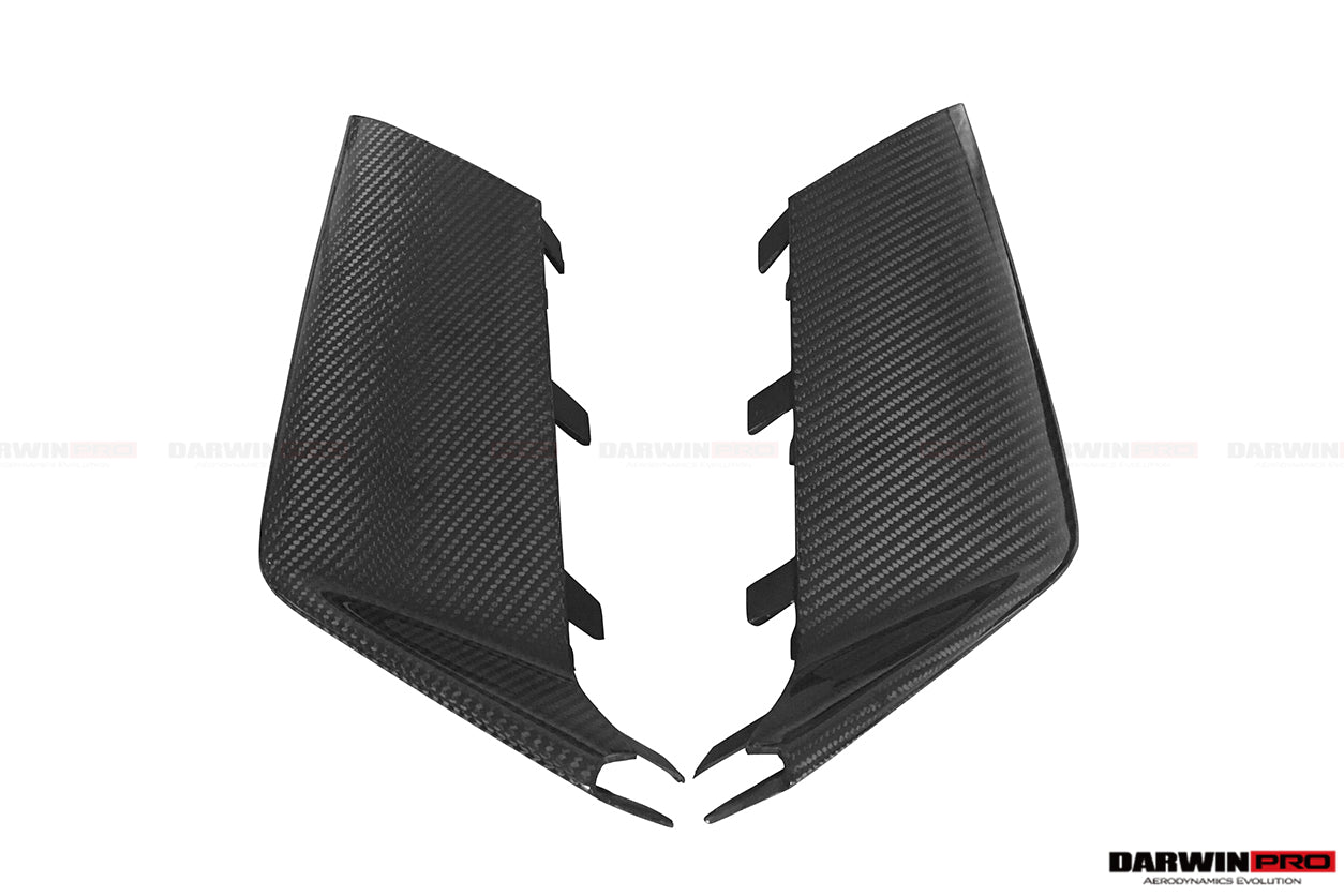 2013 - 2018 Audi RS6 Avant Carbon Fiber Front Bumper Caps