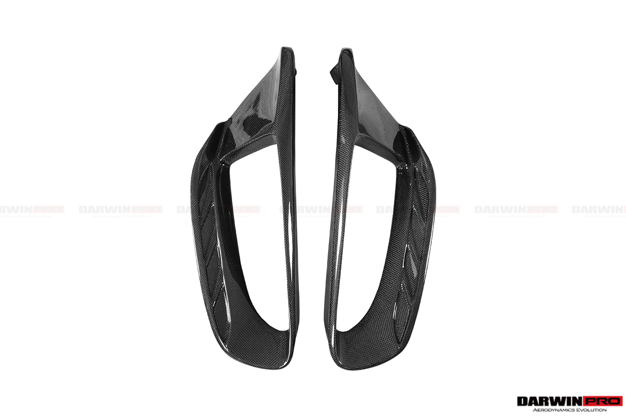 2015 - 2020 Ferrari 488 GTB & Spyder Pista Style Quarter Panel Side Scoops