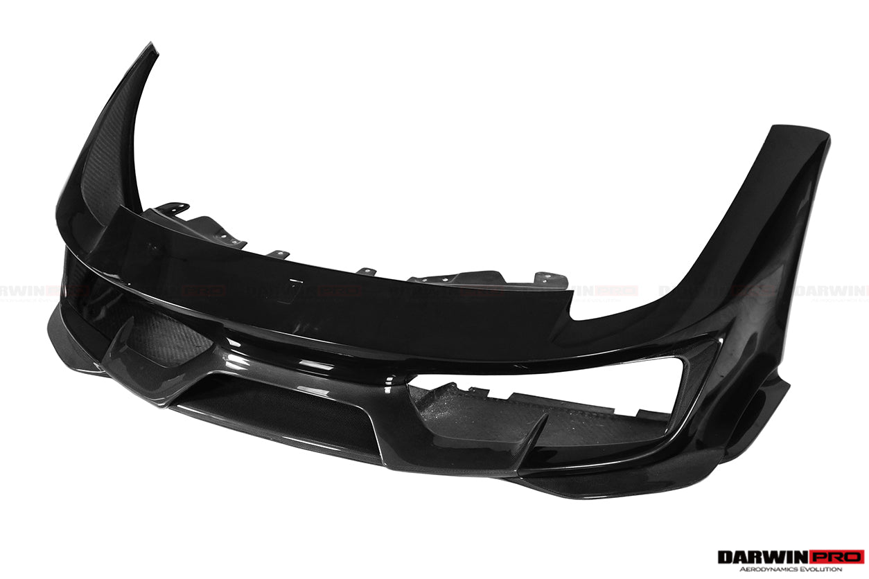 2015 - 2020 Ferrari 488 GTB & Spyder Pista Style Front Bumper Set W/ Hood