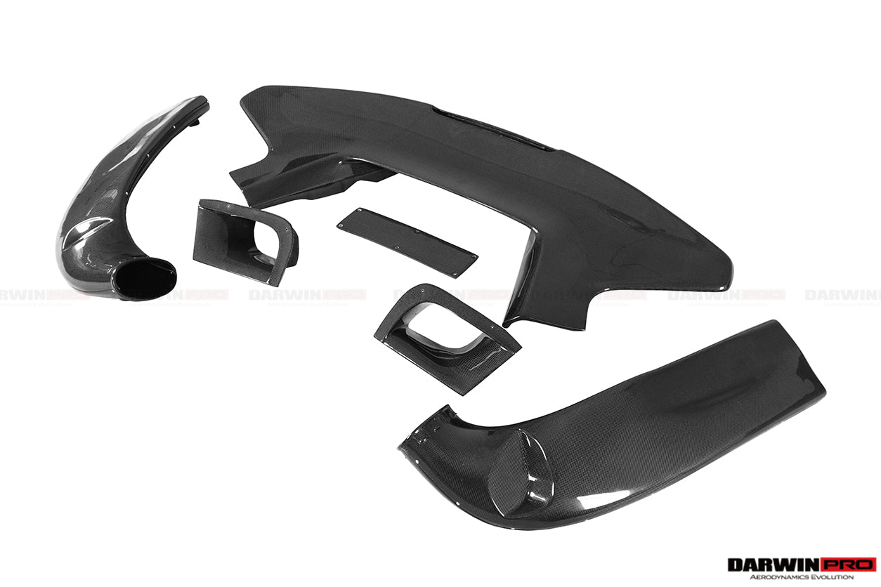 2015 - 2020 Ferrari 488 GTB Pista Style Rear Bumper & Wing