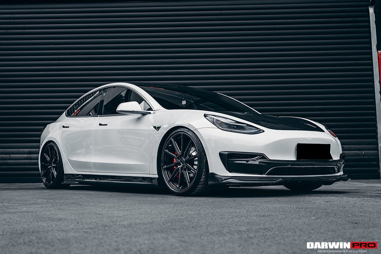 2017 - 2023 Tesla Model 3 IMP Performance Carbon Fiber Middle Front Lip