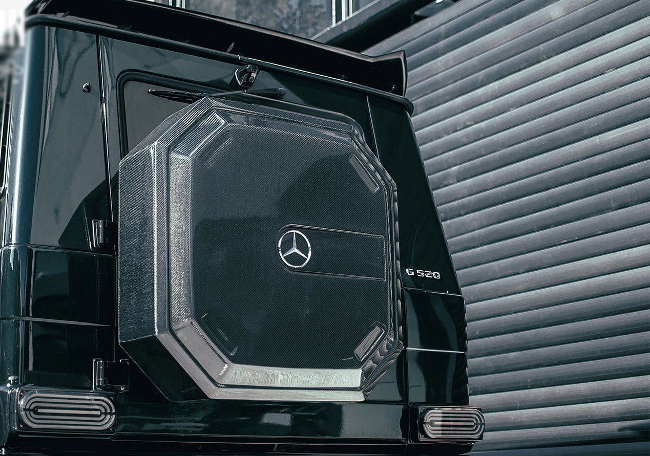 2006 - 2018 Mercedes Benz W463 G Class Wagon IMP Performance Carbon Fiber Spare Wheel Tire