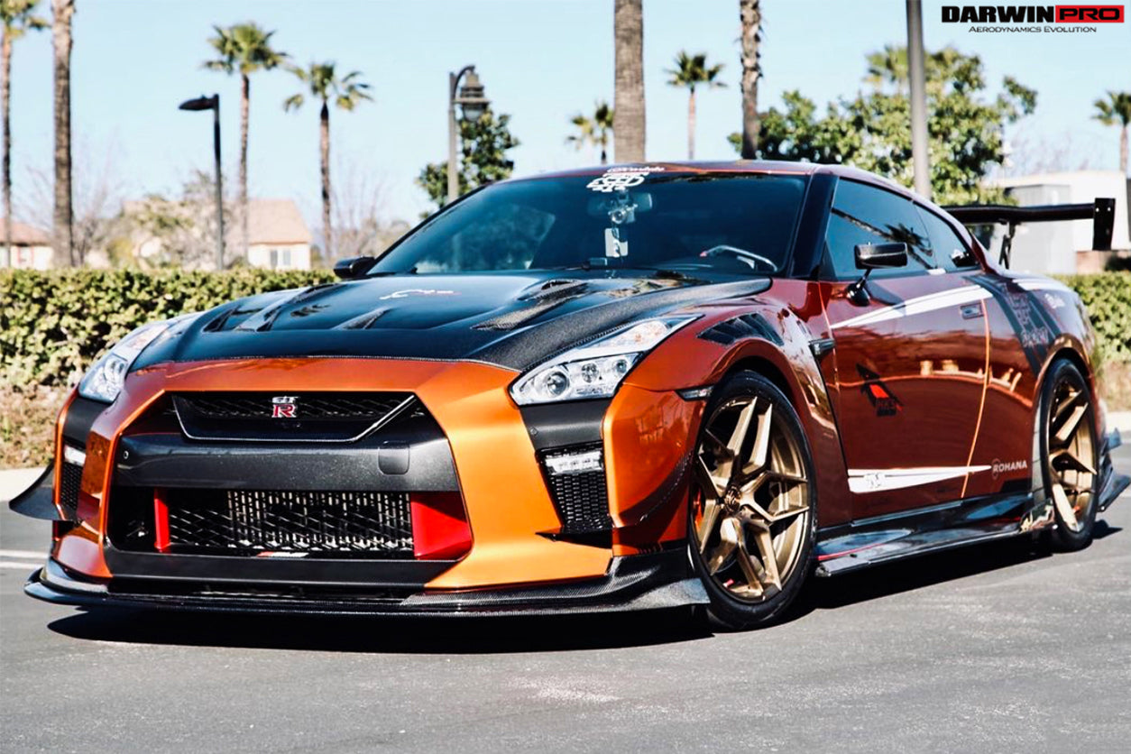 2008 - 2022 Nissan GTR R35 CBA & DBA & EBA BKSSII Style Carbon Fiber Hood